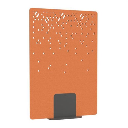 Satori Acoustic Divider Screen 1200x1800mm Blizzard Orange