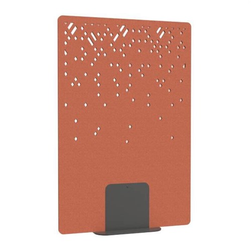 Satori Acoustic Divider Screen 1200x1800mm Blizzard Rust