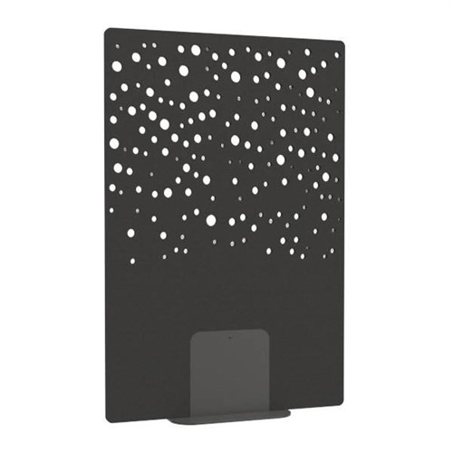 Satori Acoustic Divider Screen 1200x1800mm Bubbles Black