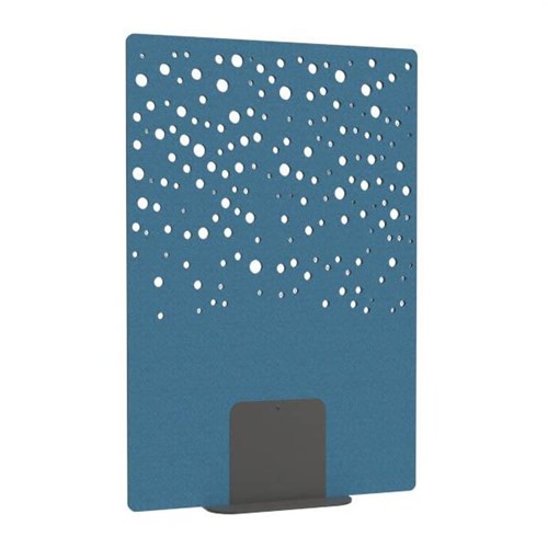 Satori Acoustic Divider Screen 1200x1800mm Bubbles Pageant Blue