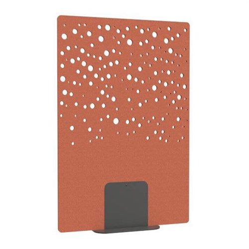 Satori Acoustic Divider Screen 1200x1800mm Bubbles Rust