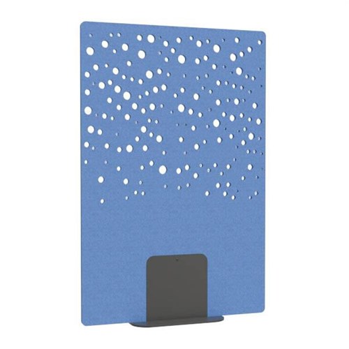 Satori Acoustic Divider Screen 1200x1800mm Bubbles Sky Blue