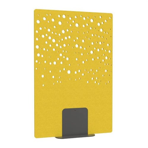 Satori Acoustic Divider Screen 1200x1800mm Bubbles Yellow