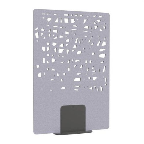 Satori Acoustic Divider Screen 1200x1800mm Cross Light Grey