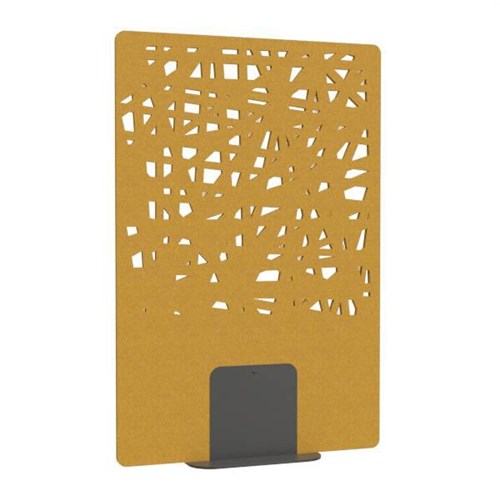 Satori Acoustic Divider Screen 1200x1800mm Cross Mustard