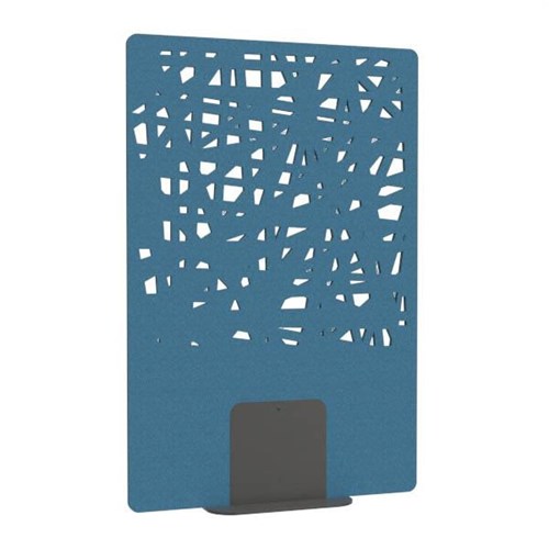 Satori Acoustic Divider Screen 1200x1800mm Cross Pageant Blue