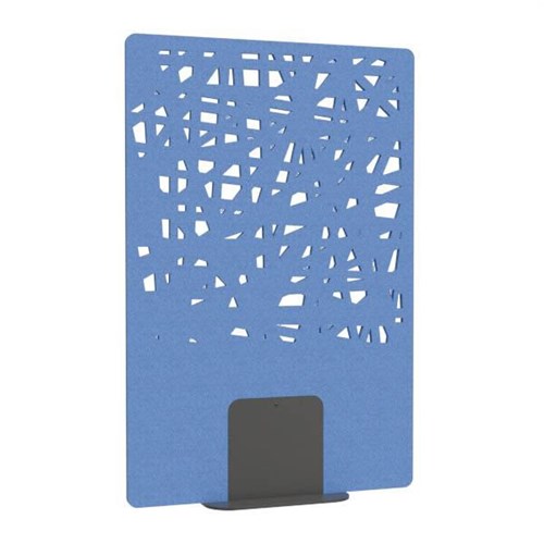 Satori Acoustic Divider Screen 1200x1800mm Cross Sky Blue