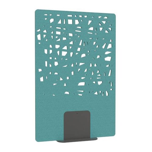 Satori Acoustic Divider Screen 1200x1800mm Cross Turquoise