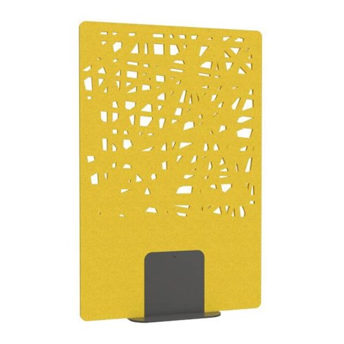 Satori Acoustic Divider Screen 1200x1800mm Cross Yellow