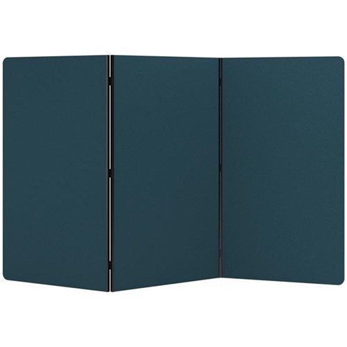 Boyd Visuals Freestanding Partition Screen 3 Panels 1000x1800mm Pageant Blue
