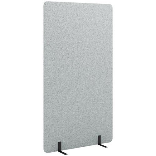 Boyd Visuals Freestanding Partition Screen 1 Panel 1000x1800mm Dark Silver Grey