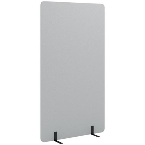 Boyd Visuals Freestanding Partition Screen 1 Panel 1000x1800mm Light Grey