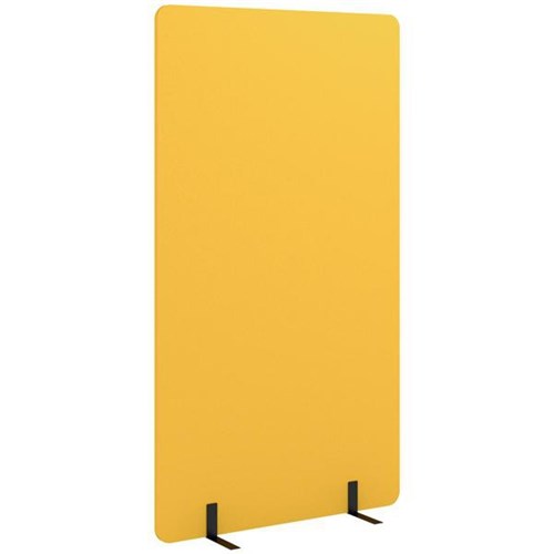 Boyd Visuals Freestanding Partition Screen 1 Panel 1000x1800mm Yellow