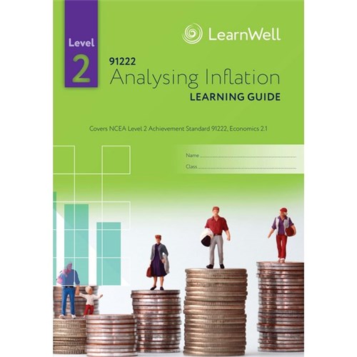 LearnWell 91222 Analysing Inflation Learning Guide NCEA Level 2 9781990015021