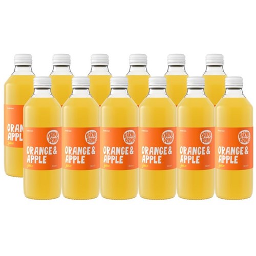 Karma Drinks Organic Juice Orange & Apple 300ml, Pack of 12