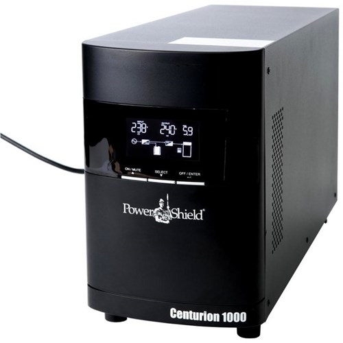 PowerShield Centurion 1000VA/900W True Online Double Conversion Tower UPS Black