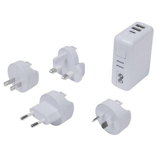 Jackson PTA7723 Worldwide USB Charger Travel Adaptor 