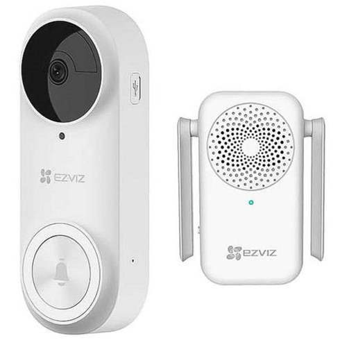 Ezviz Video Doorbell 5MP WiFi Battery Power White