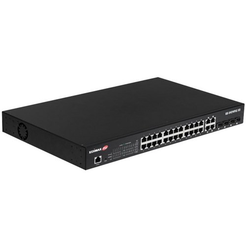 Edimax GS-5424PLCV3 28-Port Gigabit Network Switch Long Range Surveillance PoE+ Web Smart