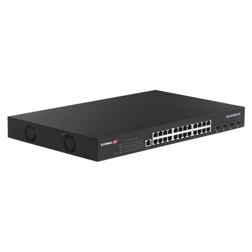 Edimax GS-5424PLXV2 24-Port Gigabit Network Switch Long Range Surveillance PoE+ Web Smart