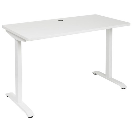 Amplify Straight Desk 1200x600mm White/White