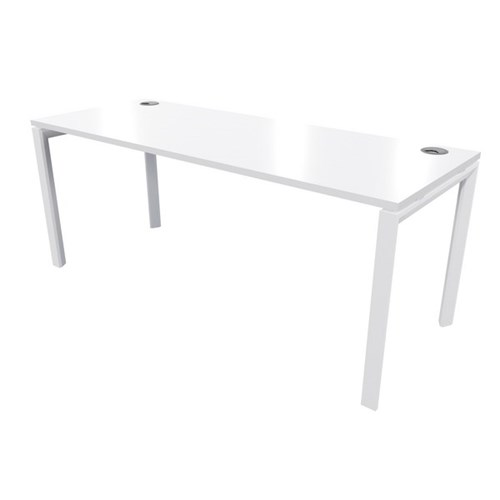 Novah Workstation Desk 1500x600mm White/White