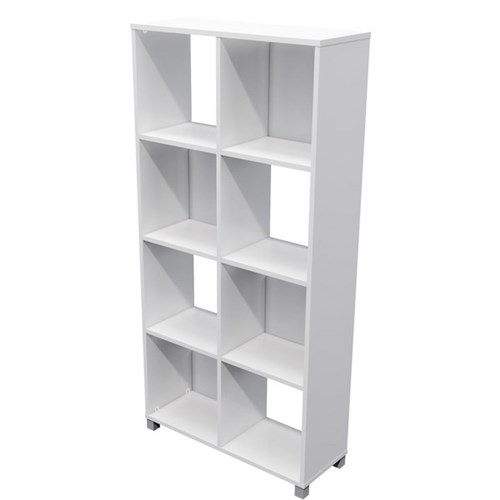 Cubby Hole Storage Unit 8 Cube 800x300x1650mm White