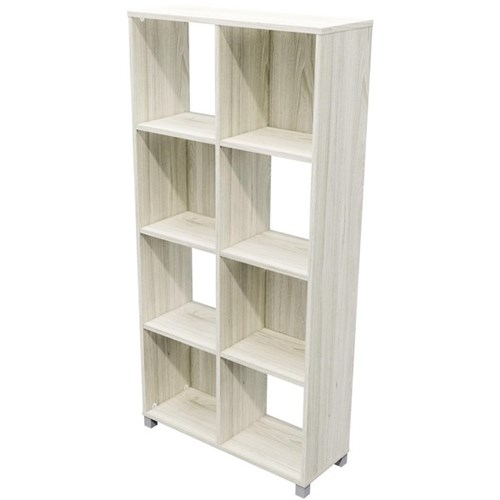 Cubby Hole Storage Unit 8 Cube 800x300x1650mmCoastal Elm