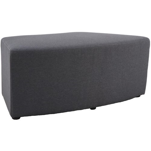 Konfurb Arco Series Curved Ottoman Graphite