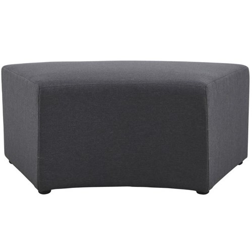 Konfurb Arco Series Curved Ottoman Graphite