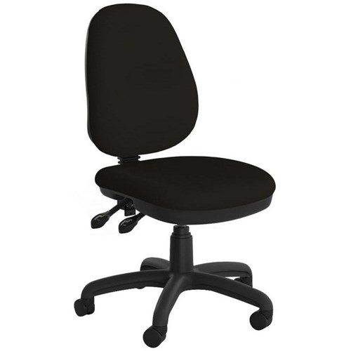 Holly Task Chair High Back 3L Crown Ebony Fabric