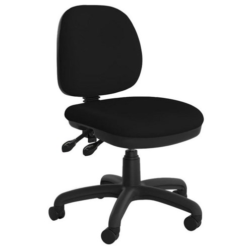 Holly Task Chair Mid Back 3 Lever Crown Fabric/Ebony