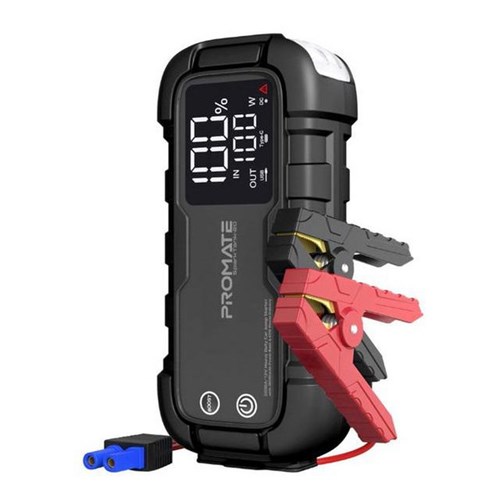 Promate Heavy Duty Car Jump Starter Powerbank 2000A/12V Black/Red