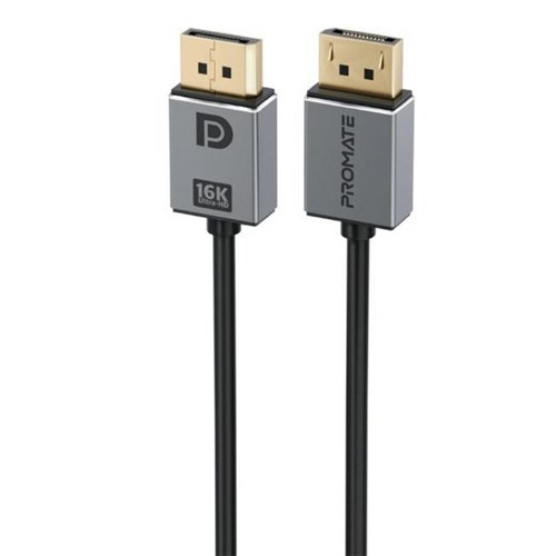 Promate 2.0 DisplayPort Cable 2m Silver/Black