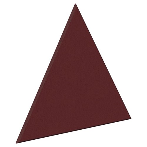 Fiord12 Acoustic Wall Tile Triangle 300x300mm Maroon