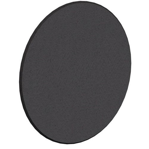 Fiord12 Acoustic Wall Tile Round 600mm Charcoal Grey