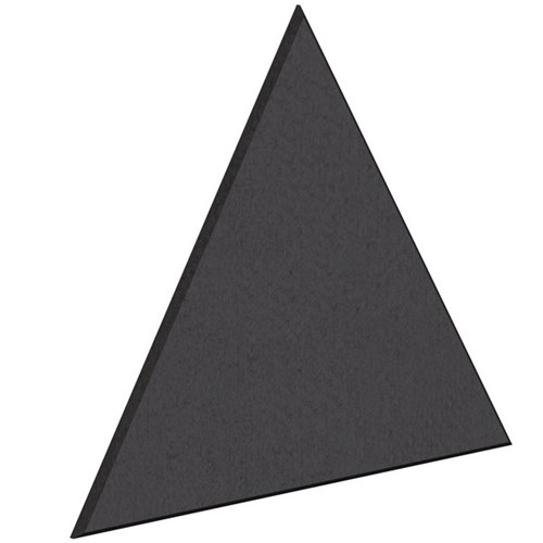 Fiord12 Acoustic Wall Tile Triangle 300x300mm Charcoal Grey