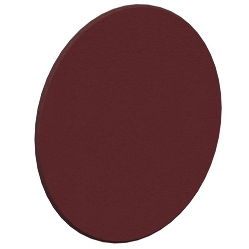 Fiord12 Acoustic Wall Tile Round 400mm Maroon