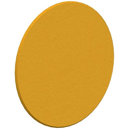 Fiord12 Acoustic Wall Tile Round 400mm Yellow