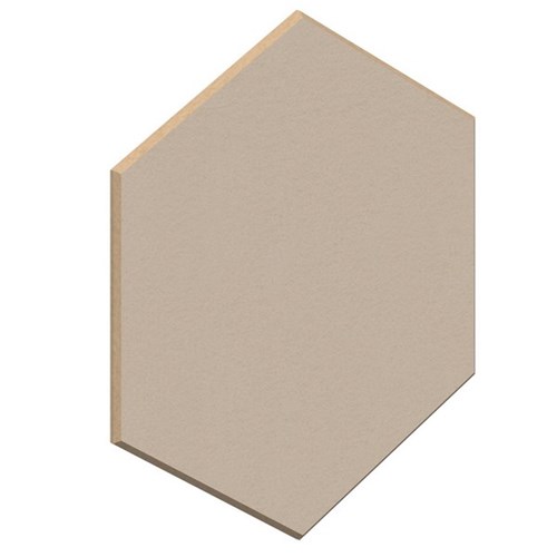 Fiord12 Acoustic Wall Tile Hexagon 600x520mm Natural