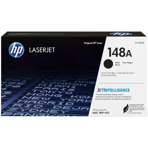 HP 148A Black Laser Toner Cartridge W1480A