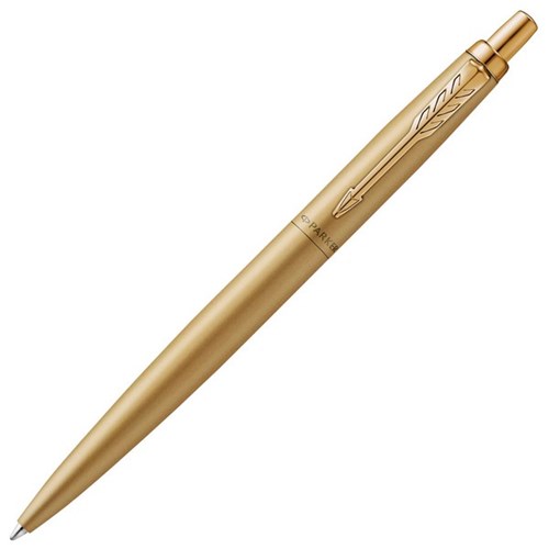 Parker Jotter XL Monochrome Blue Ink Ballpoint Pen Gold Barrel 1.0mm Medium Tip