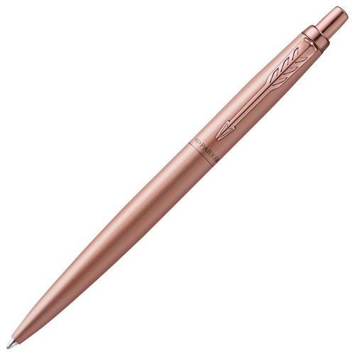 Parker Jotter XL Monochrome Blue Ink Ballpoint Pen Rose Gold Barrel 1.0mm Medium Tip