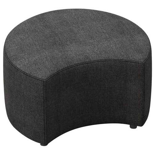 Ottoman Petal 600x350mm Warwick Pushka Fabric/Black