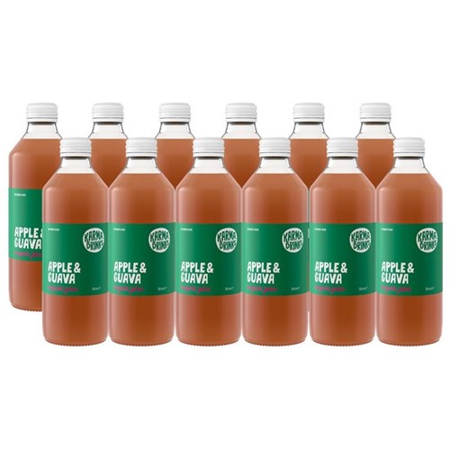 Karma Drinks Organic Juice Apple & Guava 300ml, Pack of 12
