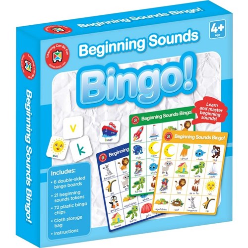 Learning Can Be Fun Beginning Sounds Bingo