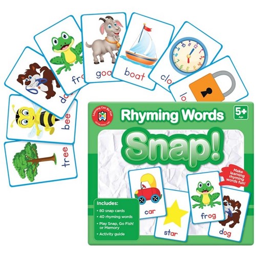 Learning Can Be Fun Rhyming Words Snap Set