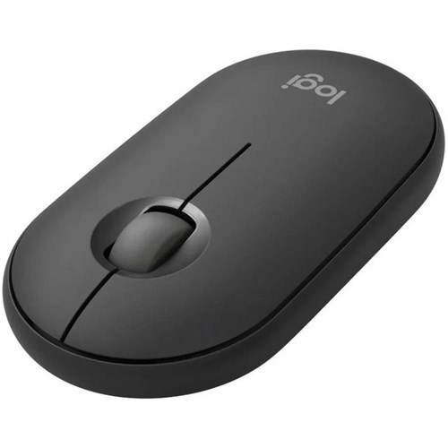 Logitech M350S Pebble 2 Wireless Bluetooth Slim Mouse Tonal Graphite