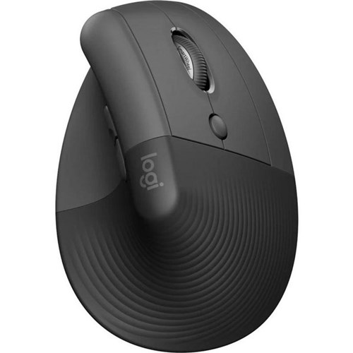 Logitech Lift for Business Wireless Vertical Ergonomic Mouse Graphite