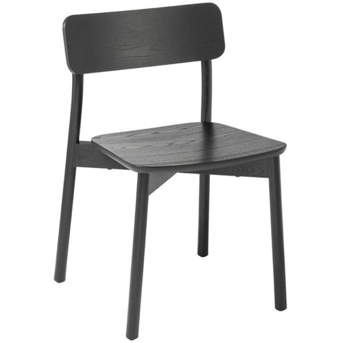 Eden Orlo Timber Chair Black Ash